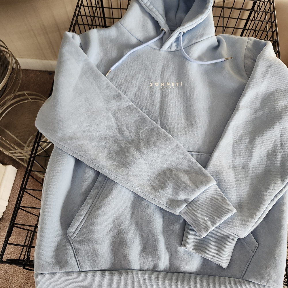 Sky Blue Men's Hoodie